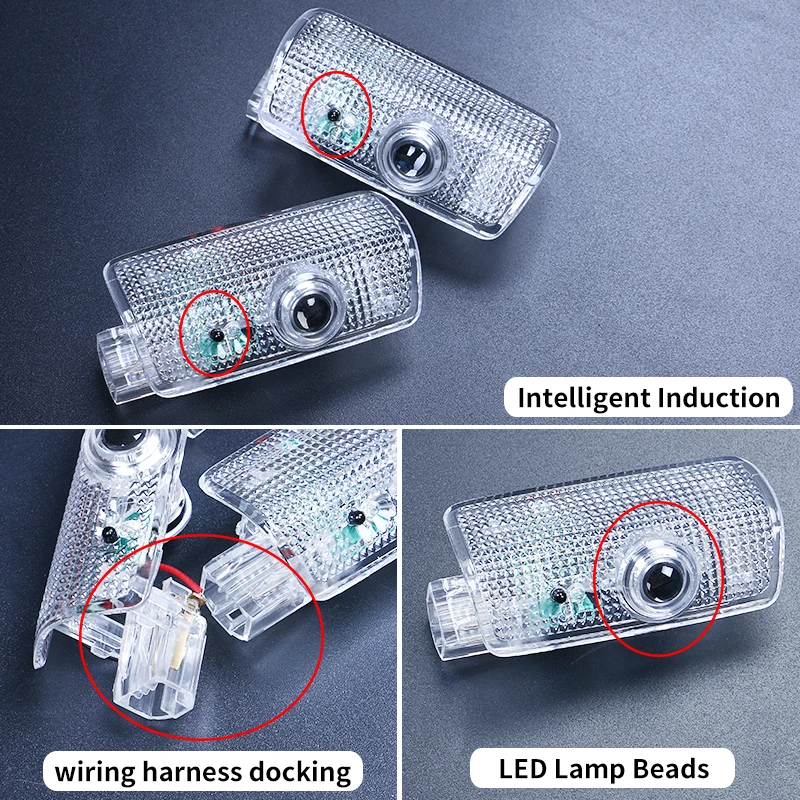 Car Door Lower Corner Lamp Environment Pedal Light For Toyota Land Cruiser Prado 150 Fj150 LC150 J150 Modification Accessories