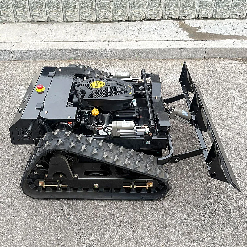 Customized lawnmower, garden lawn farm fully automatic remote control tracked lawnmower, grass shredder.