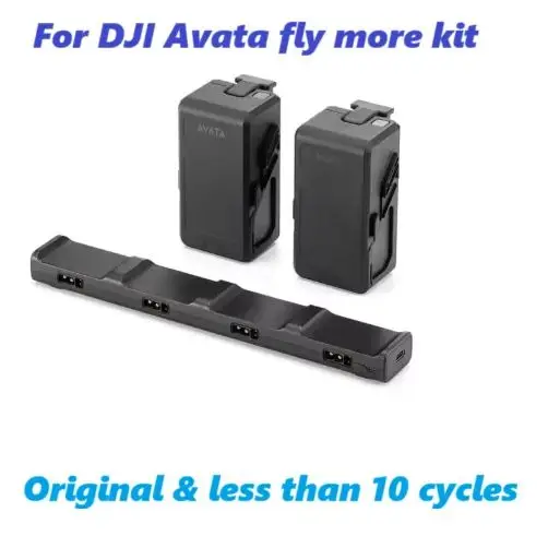 Original Intelligent Flight Battery 2420mAh Activated Less than 10 Cycles Compatible with DJI Avata Drone with Hub