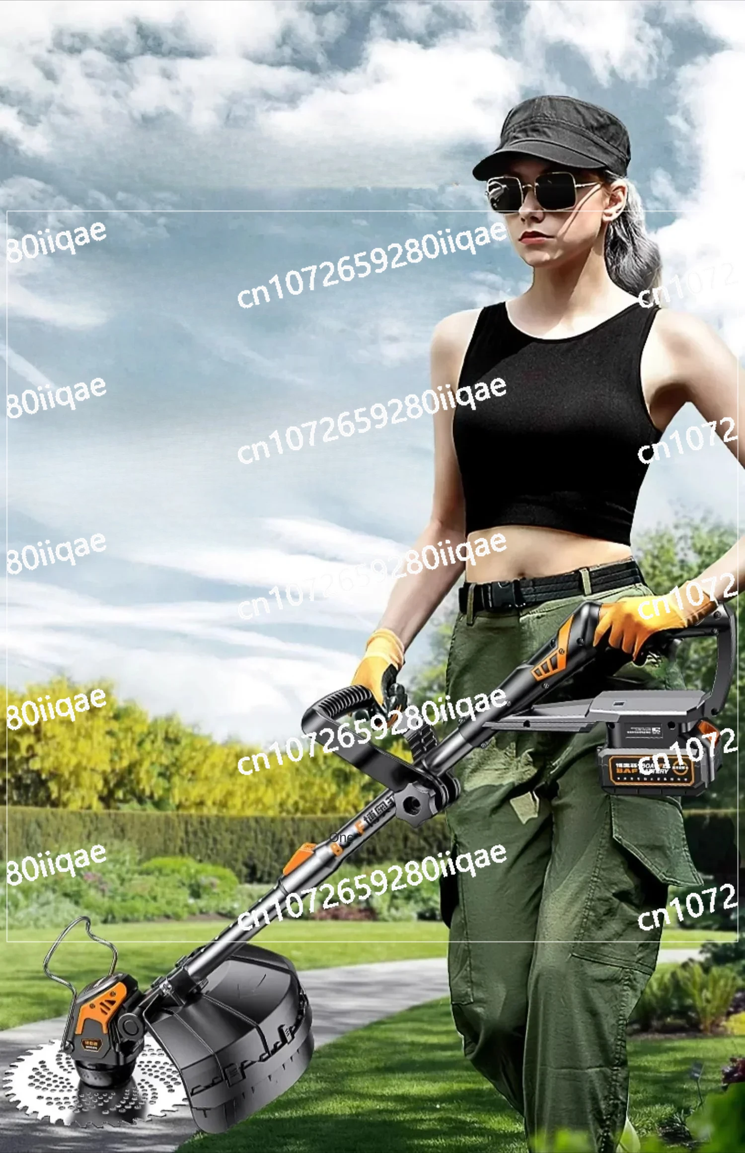 

Многофункциональный кусторез 110 В/220 В, электрическая газонокосилка, небольшой бытовой триммер для травы, зарядный обрезной станок для газона