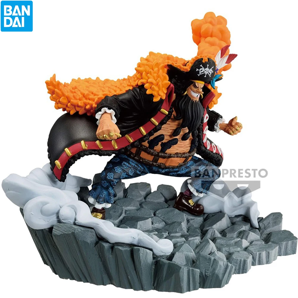 

BANDAI Banpresto Senkou Zekkei One Piece Marshall D. Teach Original Collectible Anime Figure Model Toy