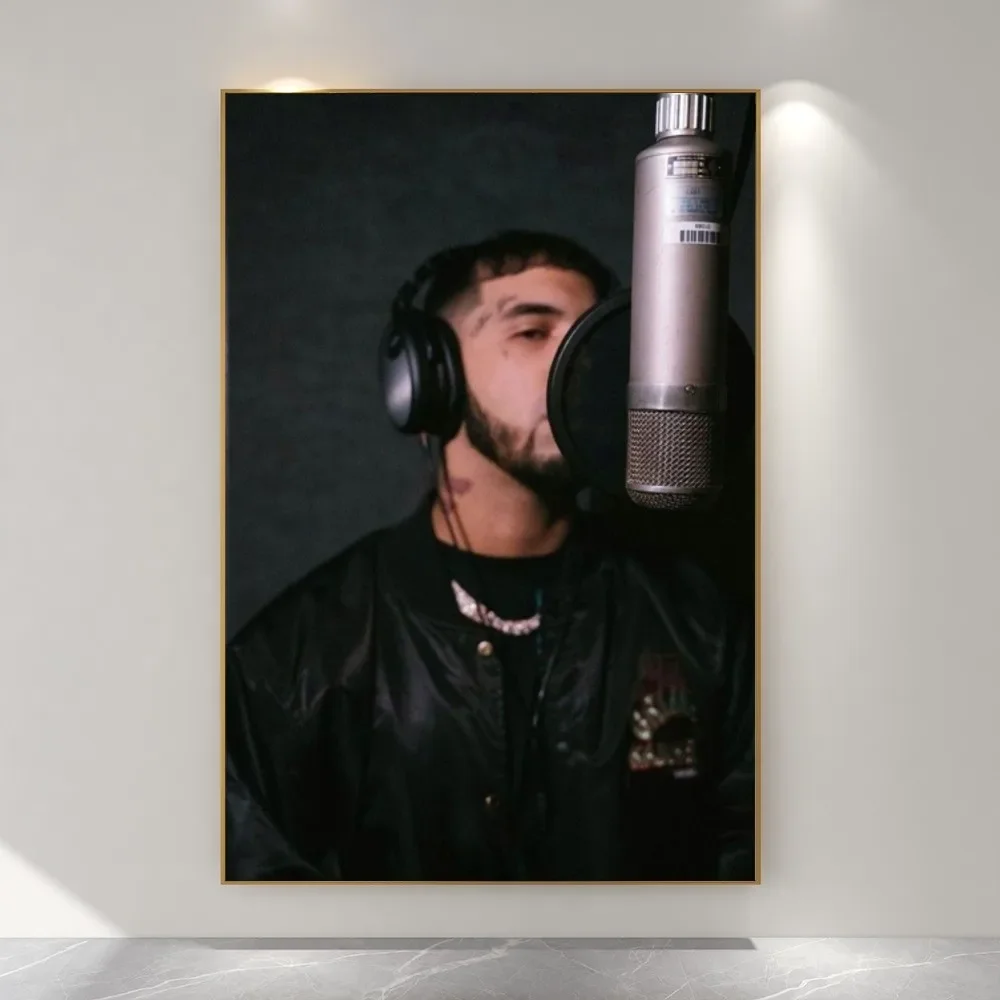 Anuel AA Las Leyendas Nunca Mueren Rapper Poster Paper Print Home Bedroom Entrance Bar Restaurant Cafe Art Painting Decoration