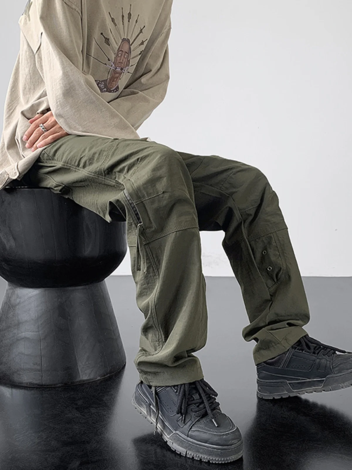 

Американские мужские водонепроницаемые нейлоновые брюки для активного отдыха, альпинизма и горного туризма, профессиональные дышащие повседневные брюки