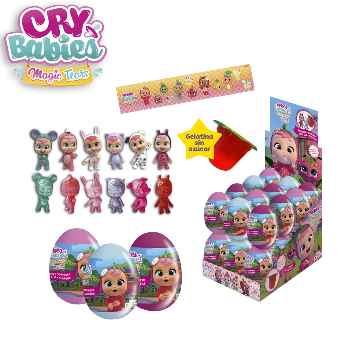 Cry Babies Magic Tears Mystery Surprise Eggs Box Mini Baby Toys Decorative Model Ornament Girls Birthday Gifts Toys