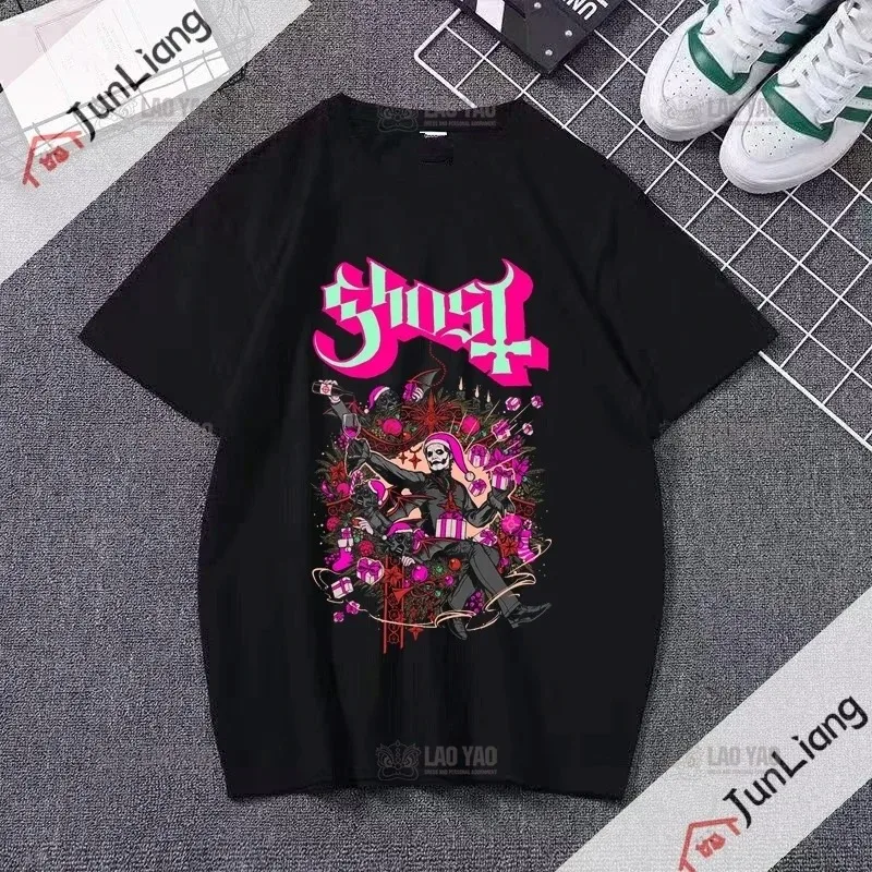 

Summer High Quality Men's and Women's Pure Cotton T-shirt Fashion Anime Pattern T-shirt Popular Character Shirt Street Print