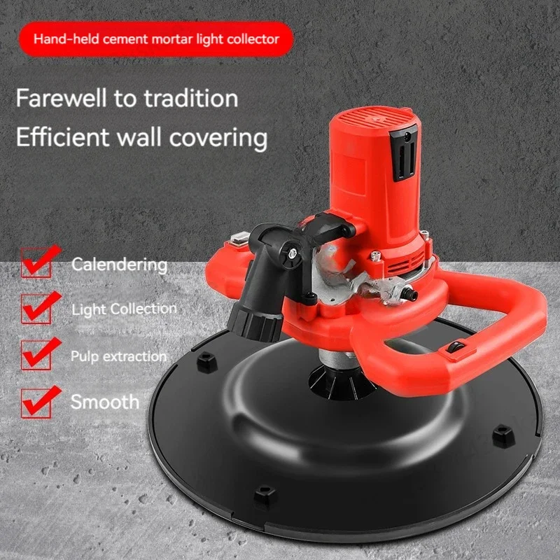 220V Electric Concrete Cement Mortar Trowel Wall Smoothing Polishing Machine Automatic Putty Plastering Machine