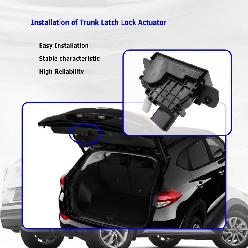

81230-D3000 5pins Rear Trunk Tailgate Lock Latch Actuator For Hyundai Tucson Kia Sportage 2016-2021 2.0 2.4L 81230D3000 New