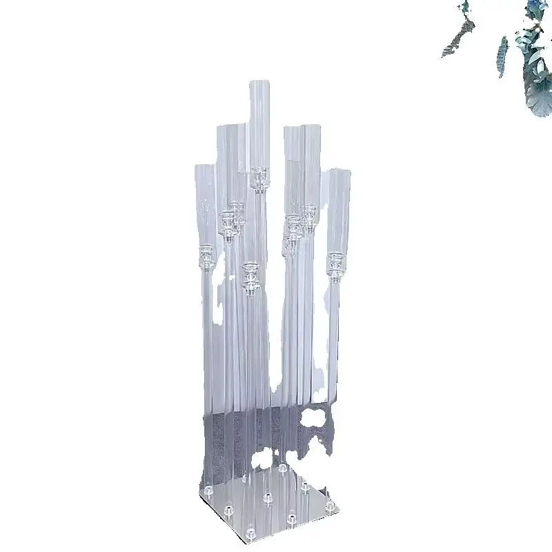 2 Stück/10 Stück Transparente Acryl-Kerzenhalter für Hochzeit, Party, Event-Dekoration und Ladenauslage