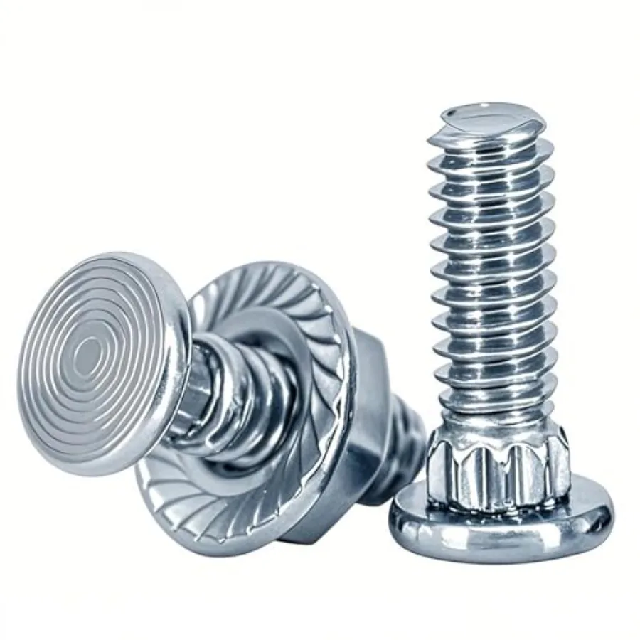 

Болты для лестницы с вертикальной изогнутой направляющей и удлинения гаражных ворот и стопорные гайки 1 4 x 3 4 дюйма Болт с плоской кареткой с покрытием Zi и накаткой N