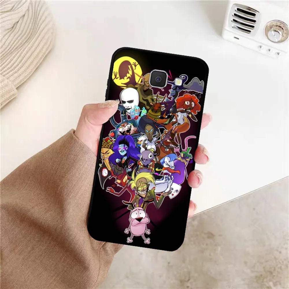 Cartoon C-Courage The Cowardly Dog Phone Case For Samsung J 7 plus 7core J7 neo J6 plus prime J6 J4 J5 Mobile Cover