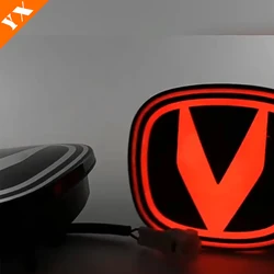 For Changan UNI-K UNIT Accessories 2021-2023 Led Car Front Rear Car Logo Decoration Replacement White Red Light Car Emblem Light