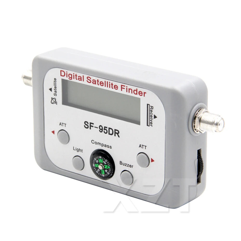 Digital Satellite Finder Satlink Tester Meter TV Signal Receiver Sat Finder with Compass and LCD Display FTA DVB S2