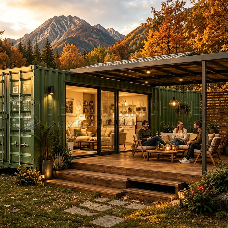 Belyoo Container Houses Mobile Ready To Move In Modern Luxury and Customizable Outdoor Fully Equipped for Trave