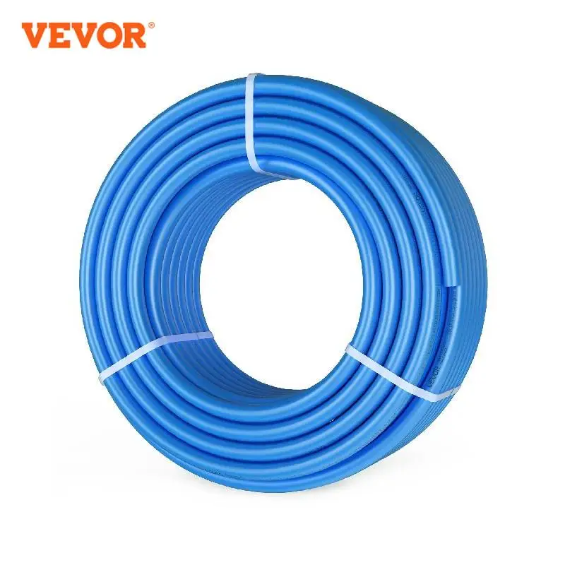 VEVOR PEX Pipe 3/4 Inch 100 Feet Length PEX-A Flexible Pipe Tubing Blue for Potable Water Hot/Cold Water Easily Restore