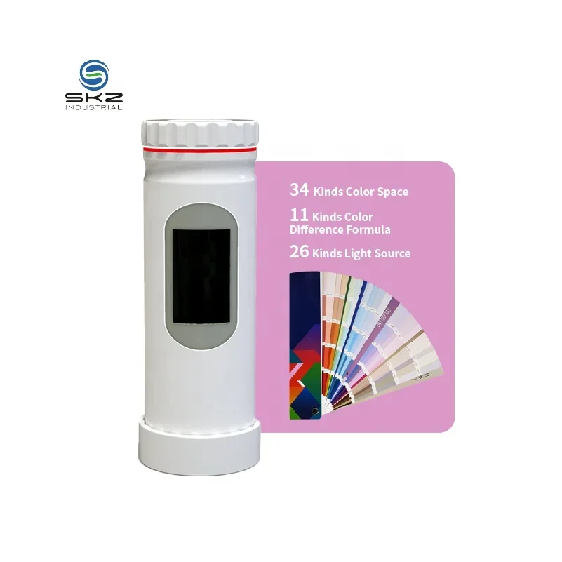 2026 SKZ ColorCat Pro Industrial Grade Colorimeter Spectrophotometer with SCI D/8 Geometry for Plastic Electronics Coating