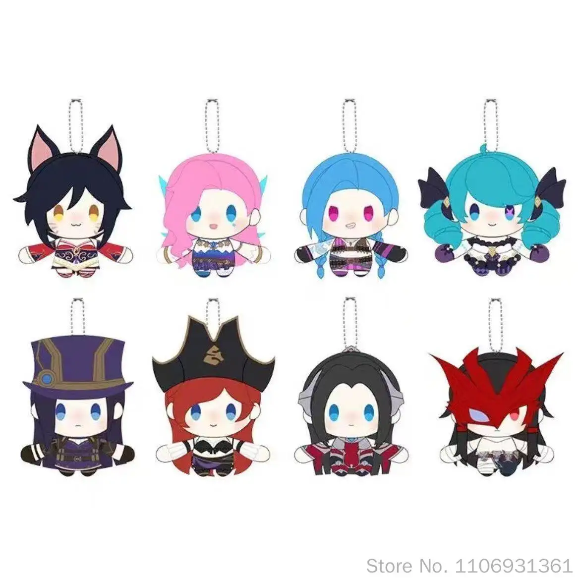 Genuine Trendy Toy League Of Legends Hand In Hand Series Blind Box Adorable Magnetic Game Mystery Box Character Decor Gift view 6