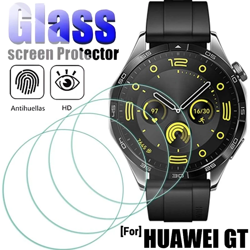 5-1PCS Tempered Glass For Huawei Watch GT 5 4 3 2 46MM 41MM Screen Protector Film For Huawei GT5 GT 3SE 2 Pro Protective Film