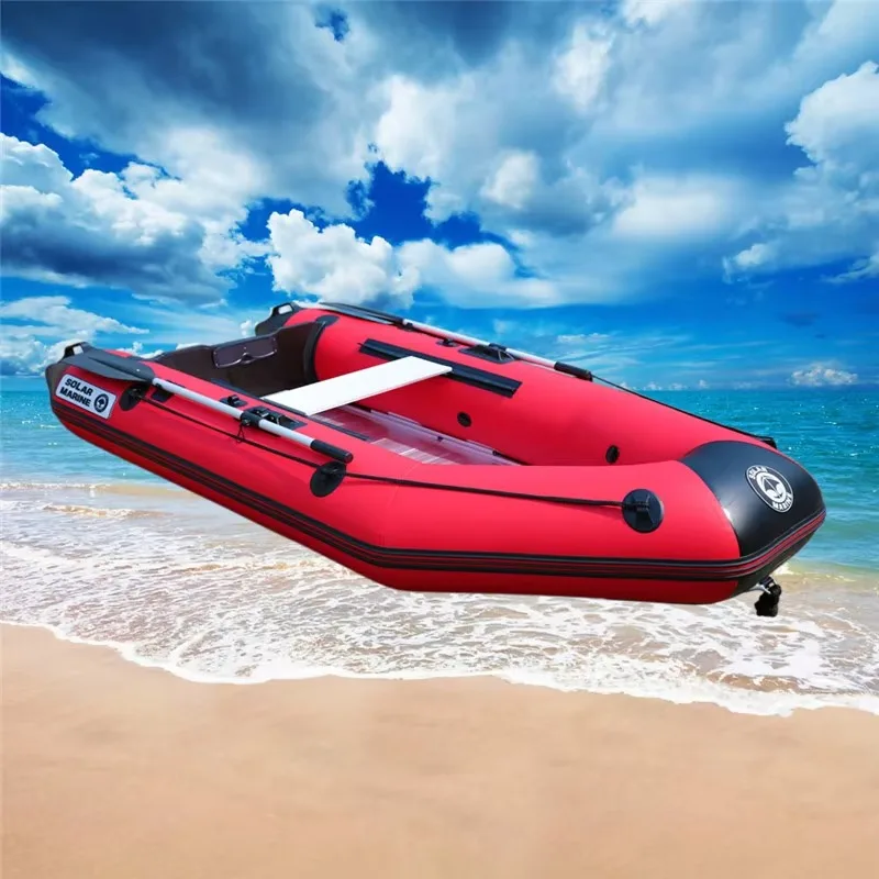 Inflatable Rowing Boats 3-9 Person Aluminum Floor Inflatable Speed Boat Kayak Dinghy for scuba Diving