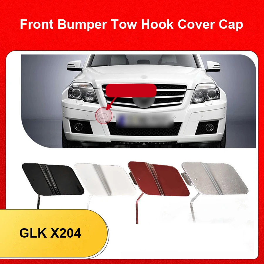 Car Front Bumper Tow Hook Cover Cap Trailer Hauling Eye Cover Lid  For Mercedes Benz GLK W204 X204 GLK220 GLK250 GLK300 GLK350