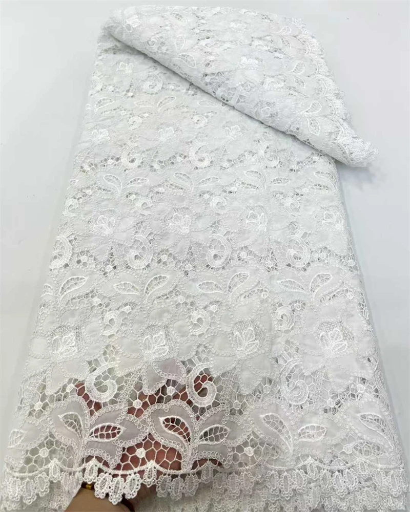 الأفريقي المطرزة القطن الدانتيل النيجيري السويسري الفوال زوجين النسيج أزياء الملابس فستان المناسبات في بعض الأحيان