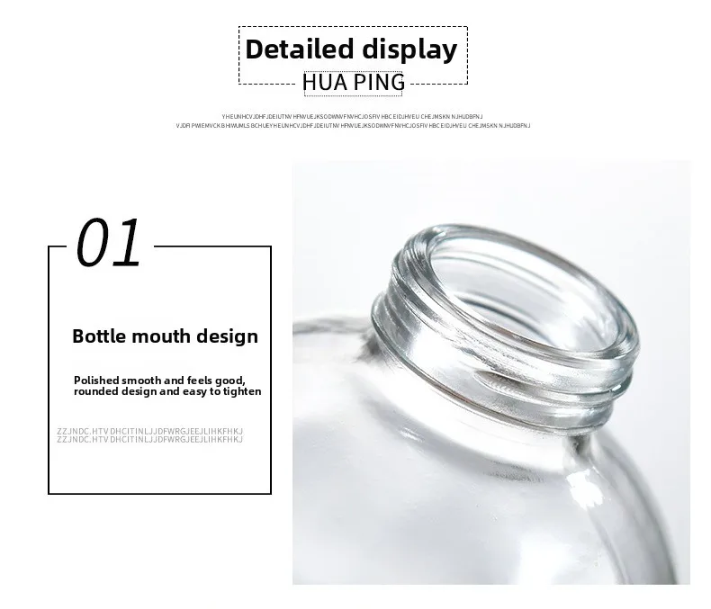 220-360 ml Transparente Glas Gießkanne Gartenarbeit Haushalt Wasser Sprinkler Gießkanne Bewässerung Spray Kann Wohnkultur – Detail 7