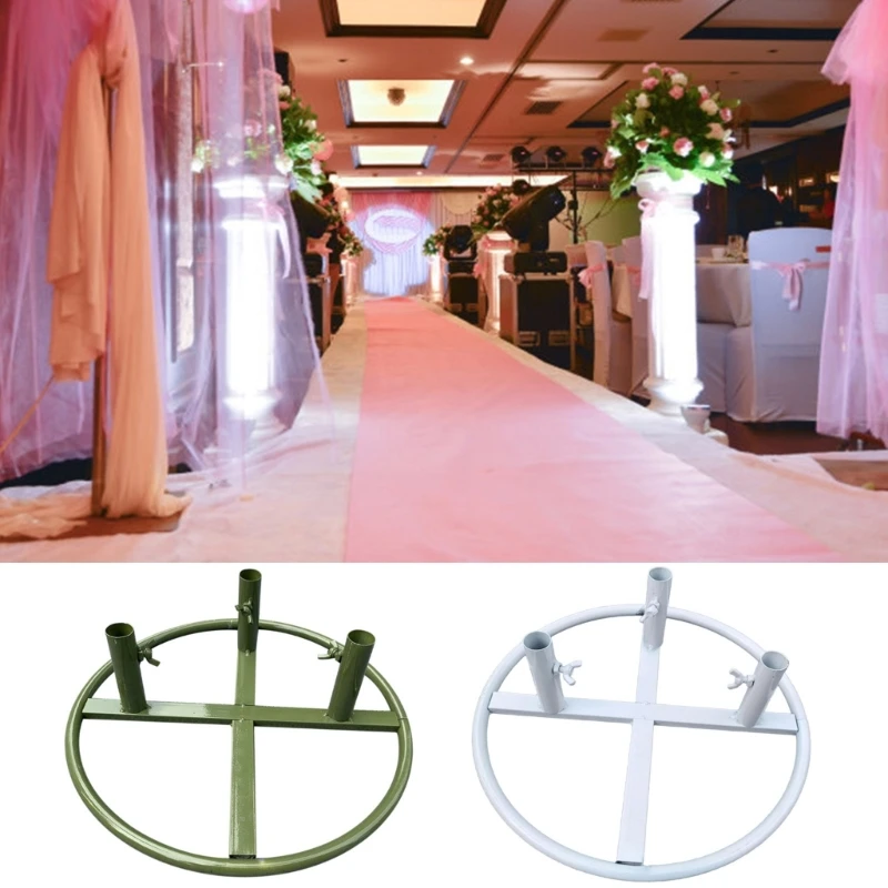 

E1PE Floor Standing Flower Stand Base For Large Flower Arrangement Wedding Event Decors Adjustable Flower Holder for Banquet