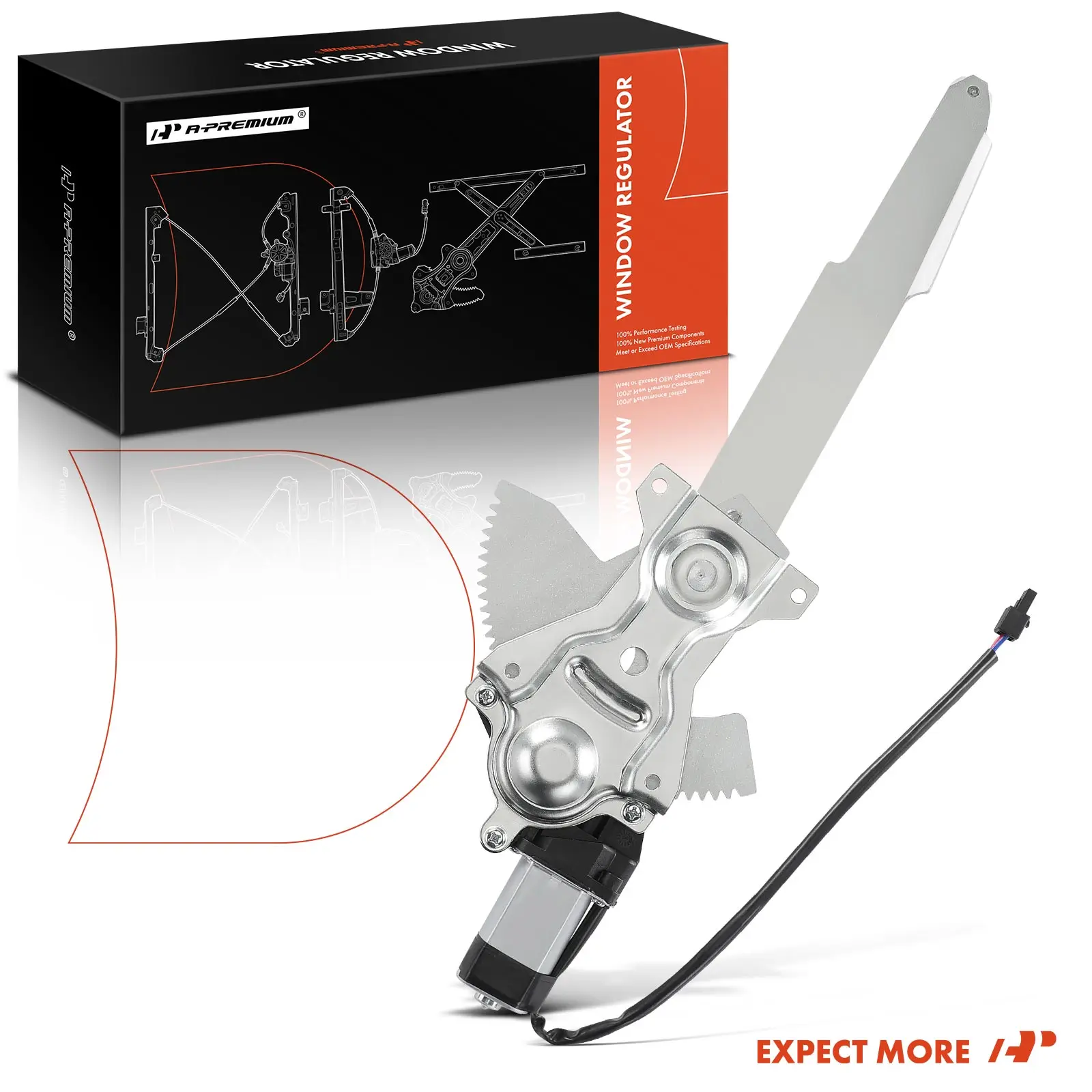 A-Premium Front Driver Side Window Regulator for Buick Skyhawk 1982-1989 Pontiac J2000 1982-1983 Sunbird 1986-1994 J2000 Sunbird