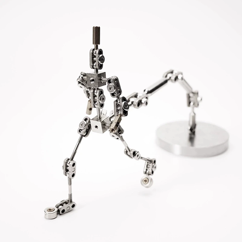 ​​DIY Stop Motion Armature Kit, Metal Skeleton Puppet for Character Animation & Studio Figure Design, Adjustable Joints​​