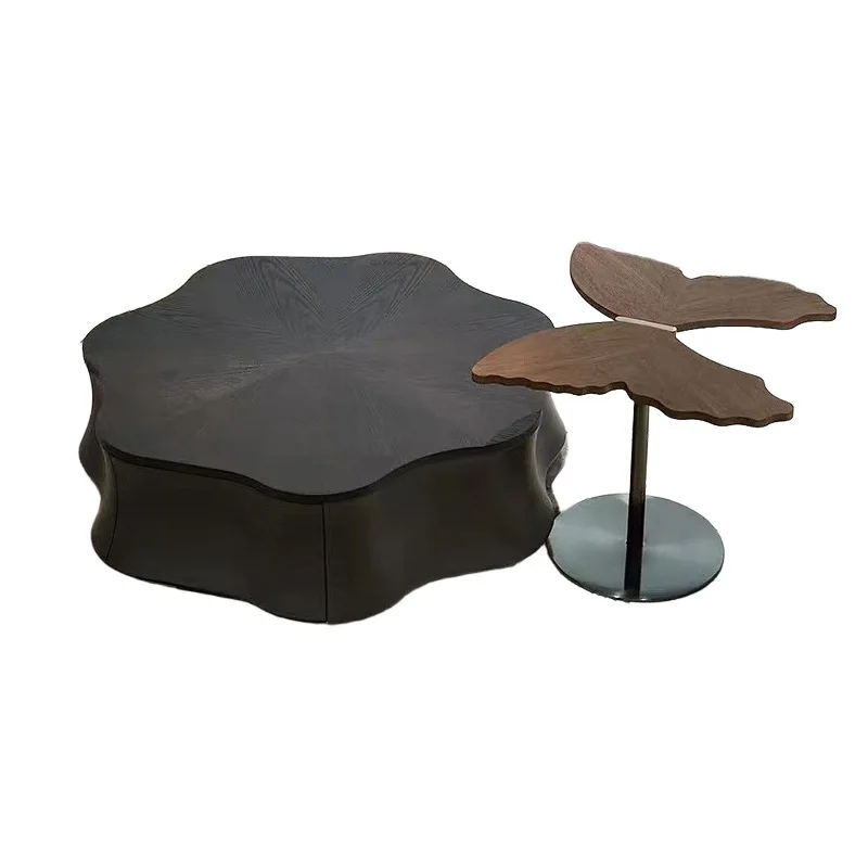 

Cloud petal coffee table Modern simple living room Irregular tea table Advanced sense Home personalized new tea table
