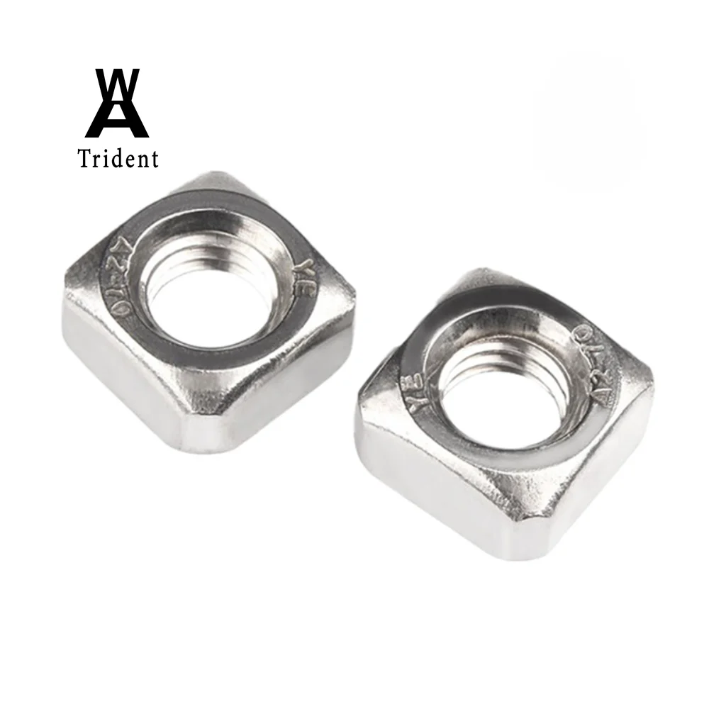 304 Stainless Steel Square Nuts M3  M4  M5  M6  M8  M10