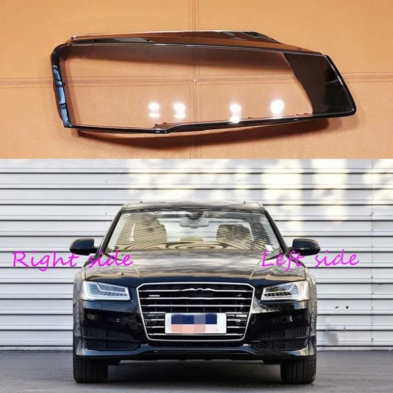 

For Audi A8 D4 2014 2015 2016 2017 Car Headlight Shell Headlight Cover Headlamp Lens Headlight Glass Auto Shell Cover