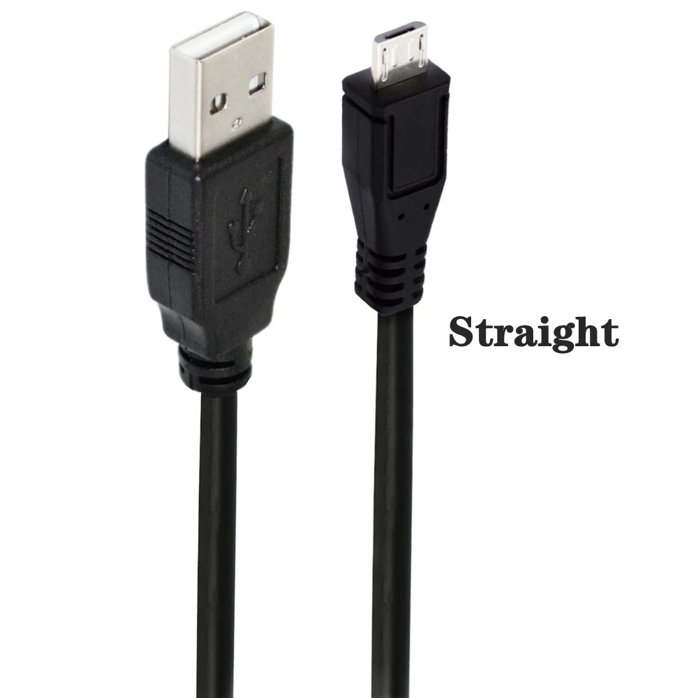 Up Down Left Right Angled 90 Degree Micro USB Male to USB male Data Fast Charge connector Cable 1m 3m 5m for mobile phone Tablet