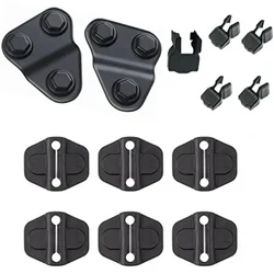 Door Lock Decoration Cover Buckle Door Screw Protector Cover Limit Strap Hinges Footman Loop Bracket Cover ABS Decor Trim