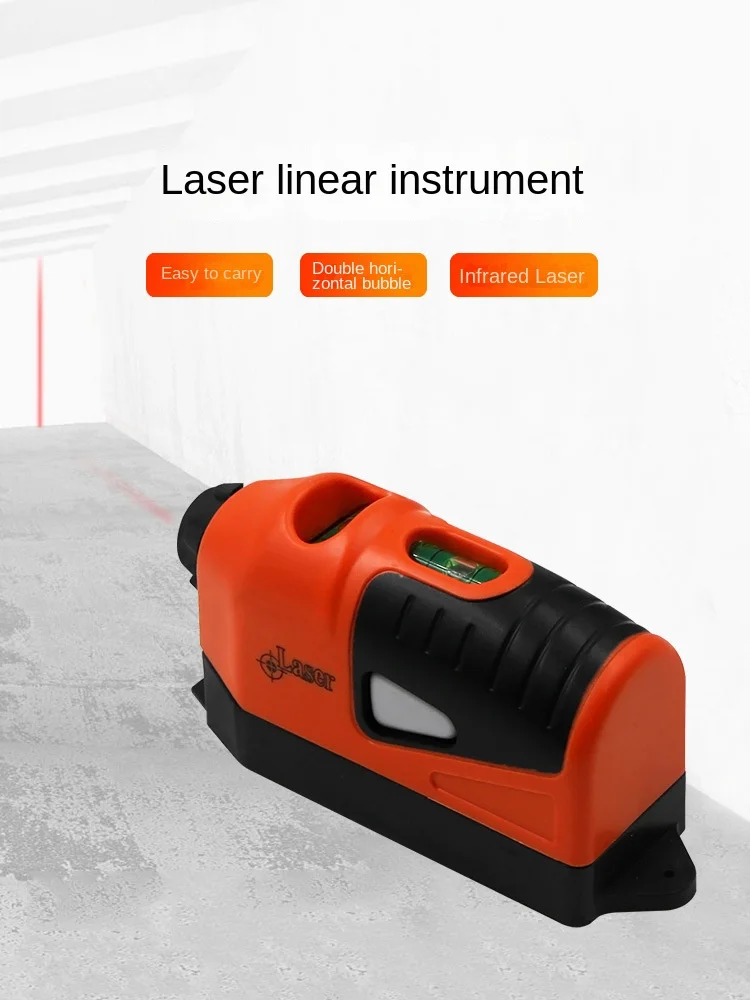 Mini Portable Laser Level Vertical Horizontal Laser Line Projection Measuring Tools Vertical Spirit Level Tool Laser Level