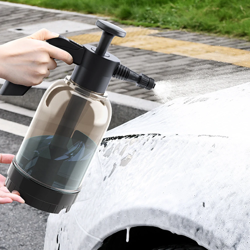 

1 Pcs Foam Watering Can For Car Wash Press-on 2L Foam Can Car Cleaning Tools Car Care Aerator Watering Gan Water Gun Nozzle