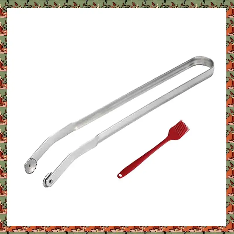 

ABLQ Sausage Turning Tongs ,Kitchen Cooking Tongs,BBQ Tongs For Grilling,Sausage Grill Tongs,Long Handle Kitchen Tongs