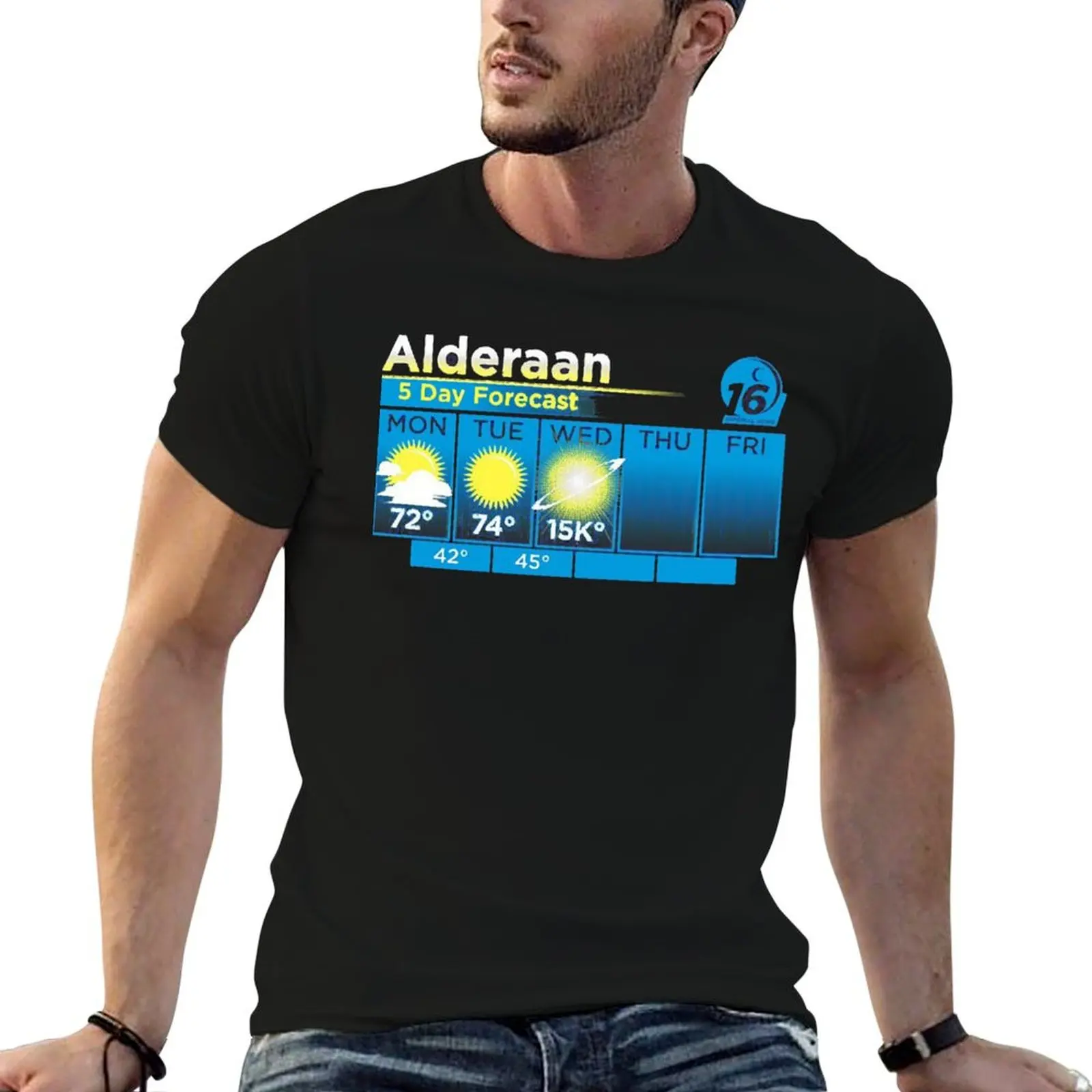 ALDERAAN 5 DAY FORECAST Classic T-Shirt vintage graphic tee blanks kawaii clothes luxury clothes men