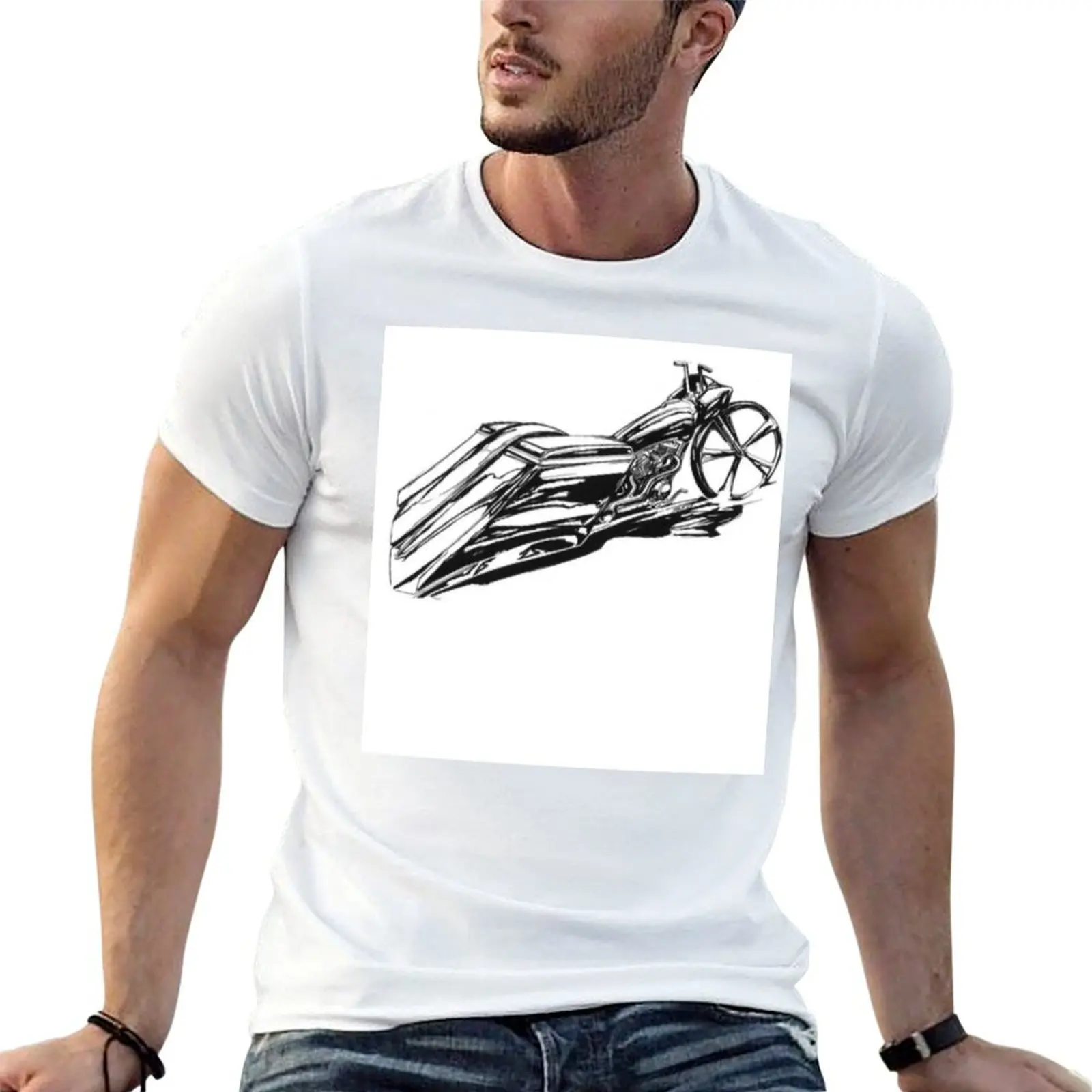 Stretched Bagger T-Shirt All Match Basic Short Sleeve Top