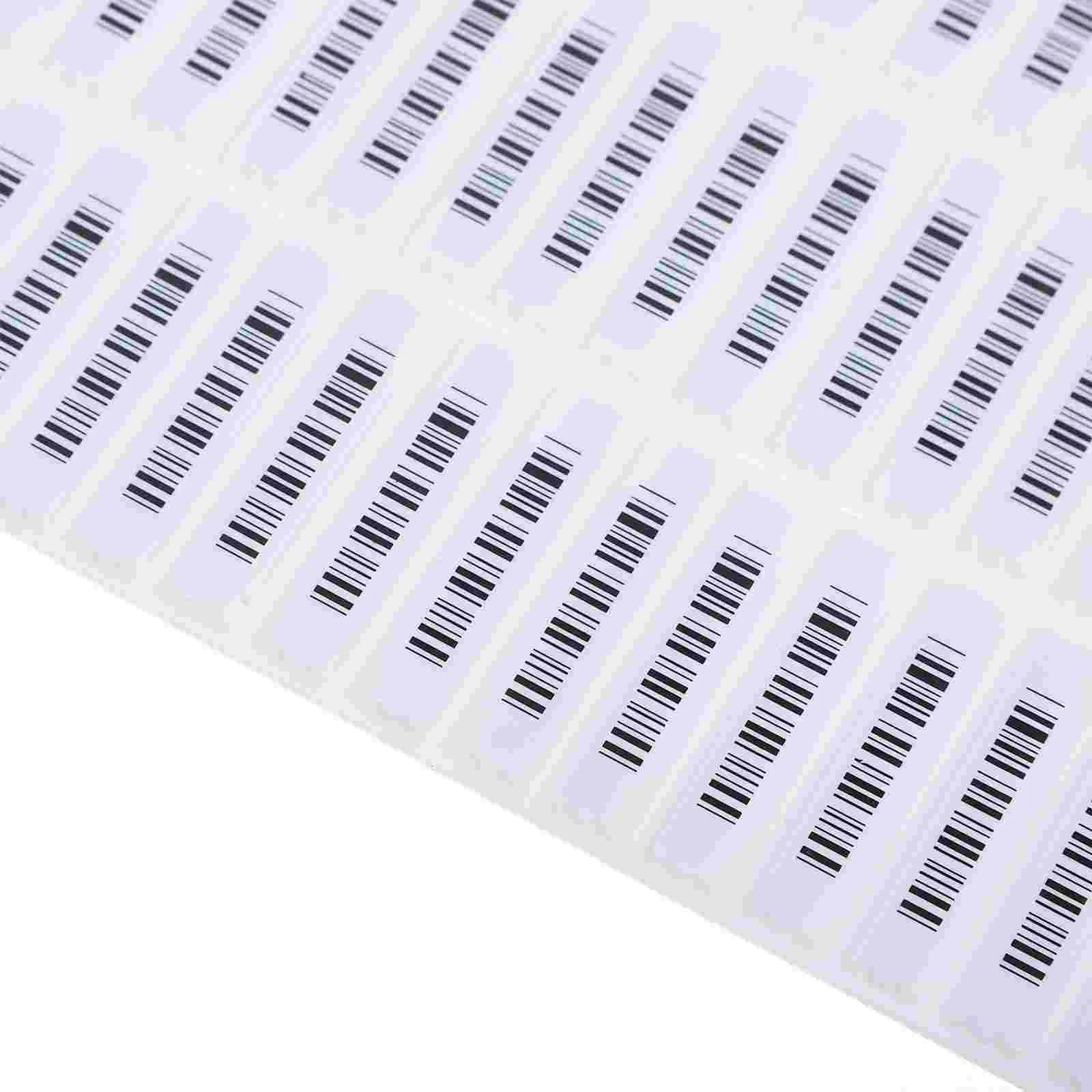 108 Pcs Supermarket Goods Tag Labels Acoustomagnetic Anti-theft Barcode Plastic