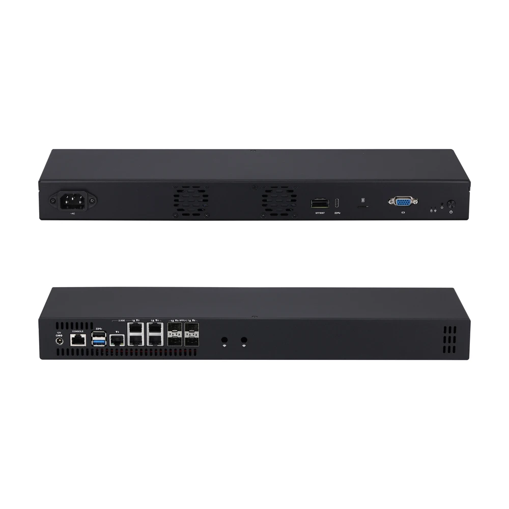 Q20300G9 1U 랙 CPU Atom C3558 C3758R C3758 C3808, 4개의 10G SFP+ 포트/ 5개의 Intel 2.5G LAN/ 콘솔/ DDR4 RAM, Qotom 방화벽 라우터