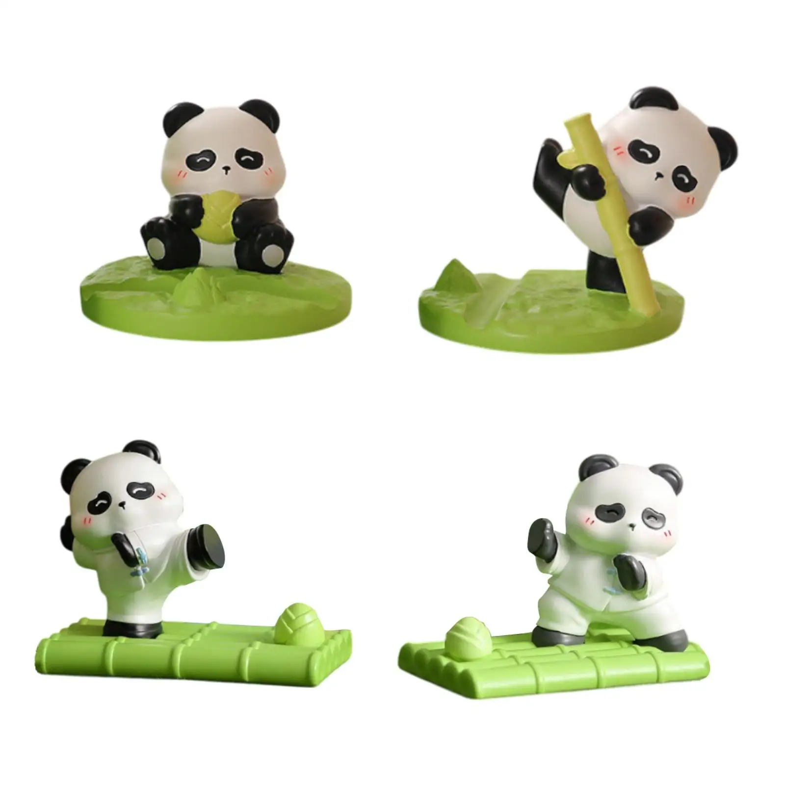 Держатель для телефона в виде панды Фигурка панды Фигурка из смолы Стильная декоративная