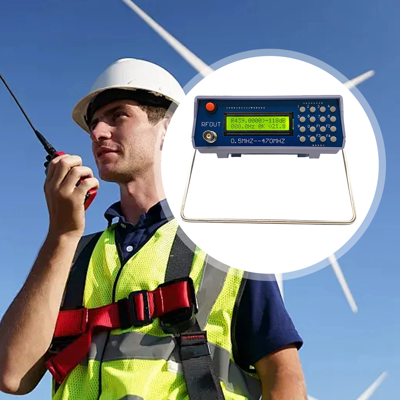 Rf Signal Generator 0.5Mhz To 470Mhz - เครื่องกำเนิดสัญญาณ RF 0.5MHz-470MHz พร้อม CTCSS เครื่องกำเนิดสัญญาณอินเตอร์คอม