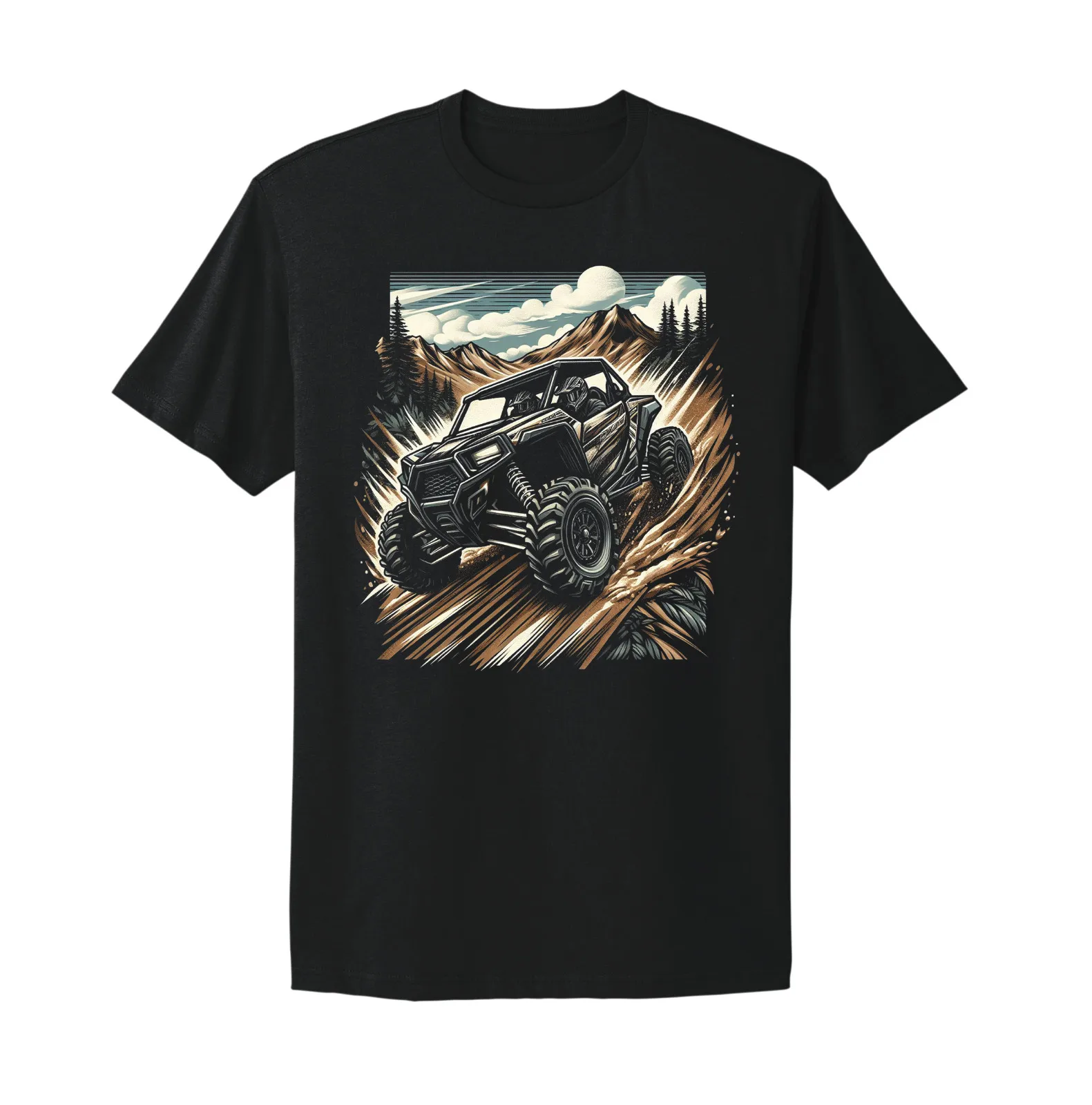 Polaris RZR Racing Team Quad Dirt Bike ATV Can Am T-Shirt