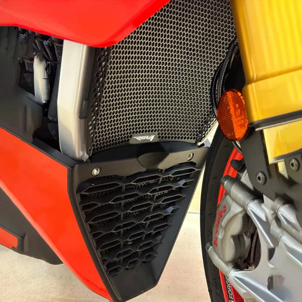 

Motorcycle Accessories Radiator Guard Grille Cover For Aprilia RSV4 1000 1100 R RR Factory 2009 - 2019 2020 2021 2022 2023 2024