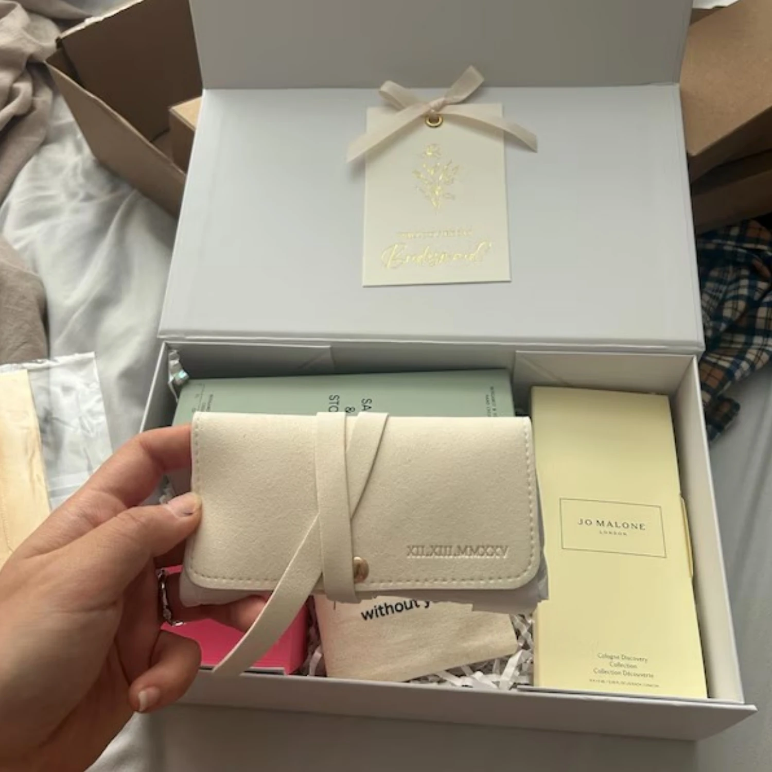 

20 шт. коробка для упаковки ювелирных изделий и набор мешочек, коробки и мешочки для ювелирных изделий на заказ с логотипом оптом