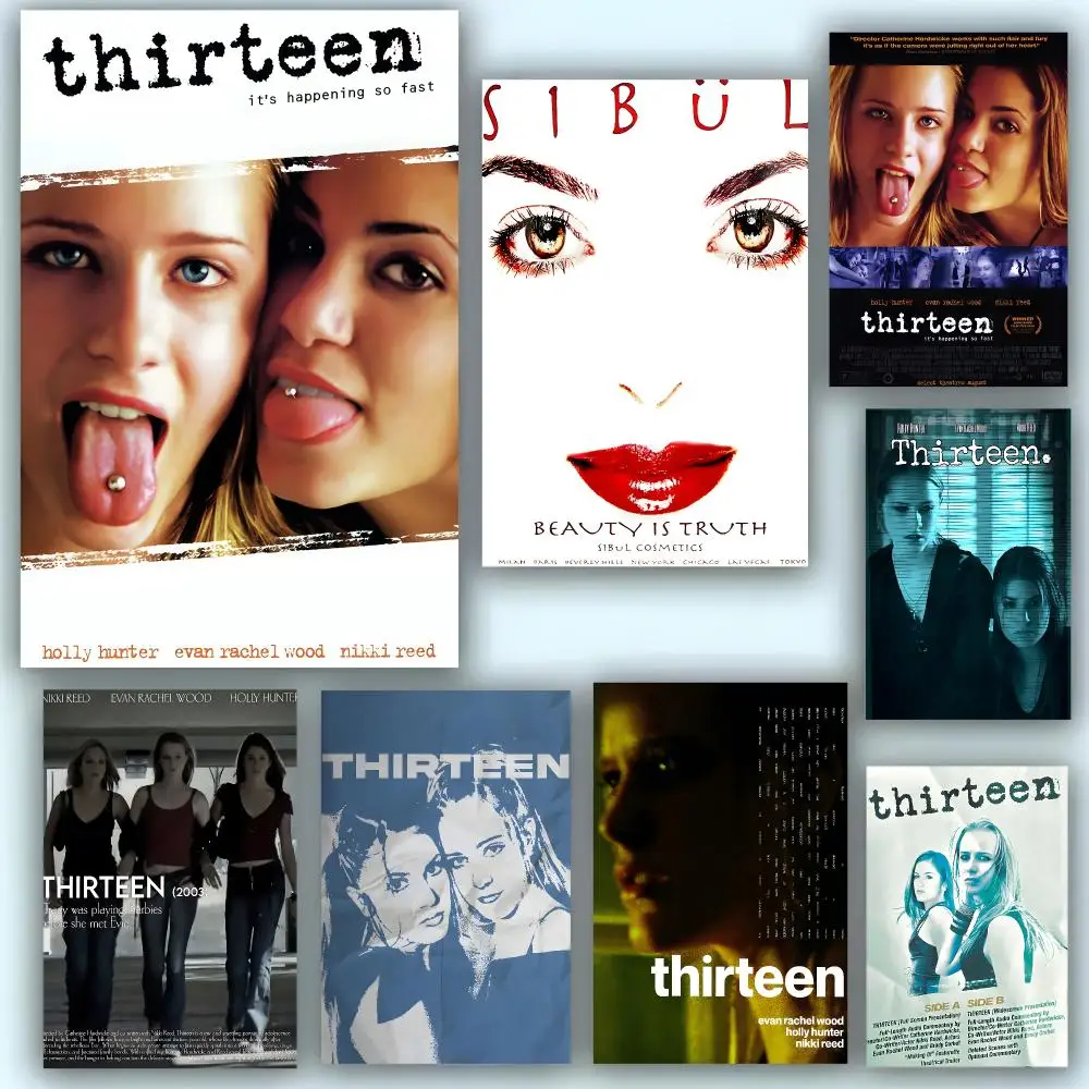 Teen Drama T-Thirteen Poster Fashion Art Removable Wall Poster Home Accent for Bedroom & Dorm