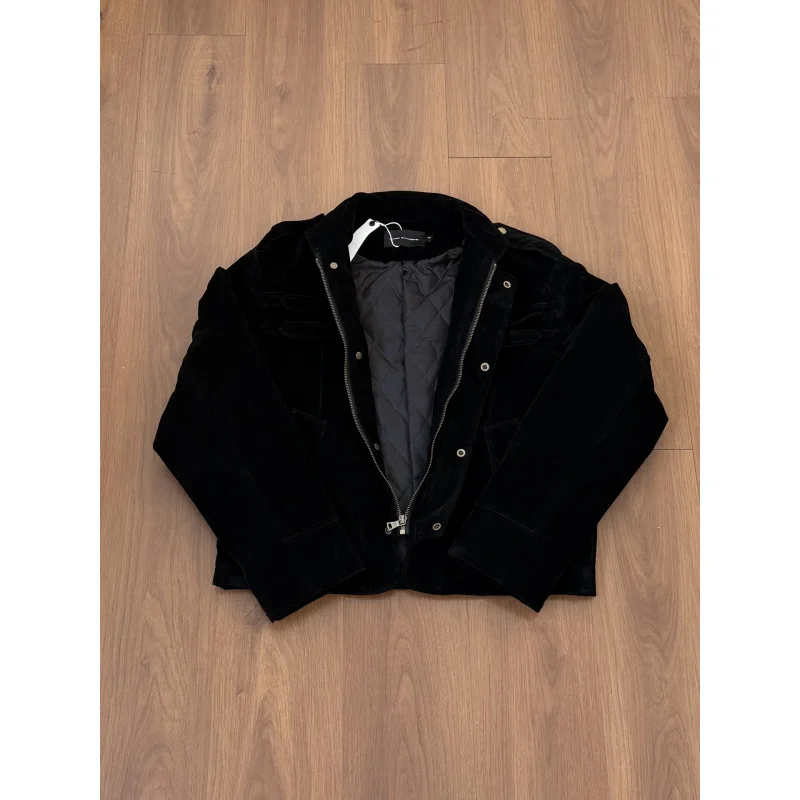 EMEEasy نجاح خمر الجلود يشعر سترة قطن المتخصصة تفكيك تصميم الراقية يشعر الخريف الشتاء سميكة معطف دافئ #6