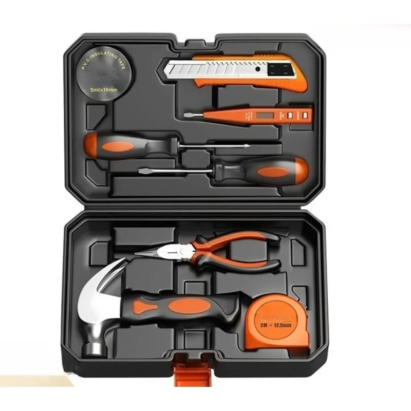 Household Toolbox Set, Multi-Function Manual Hand Tool Combination for Home Repair & Daily Maintenance