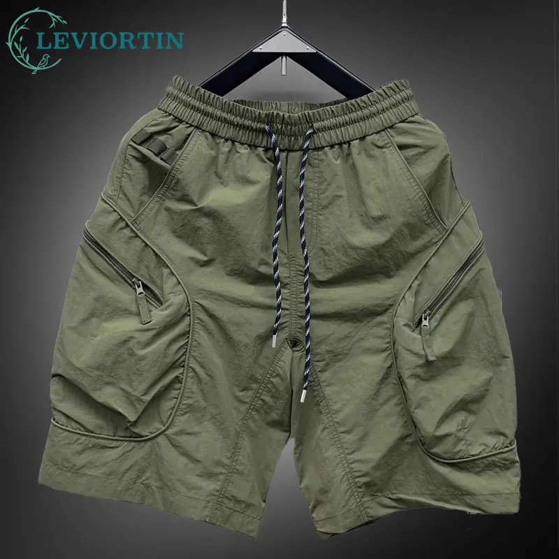 Men's Cargo Shorts  With Multi Pockets Summer Outdoor Sportwear Thin Outdoor Camouflage Tactical Functional Hunting Short Pants