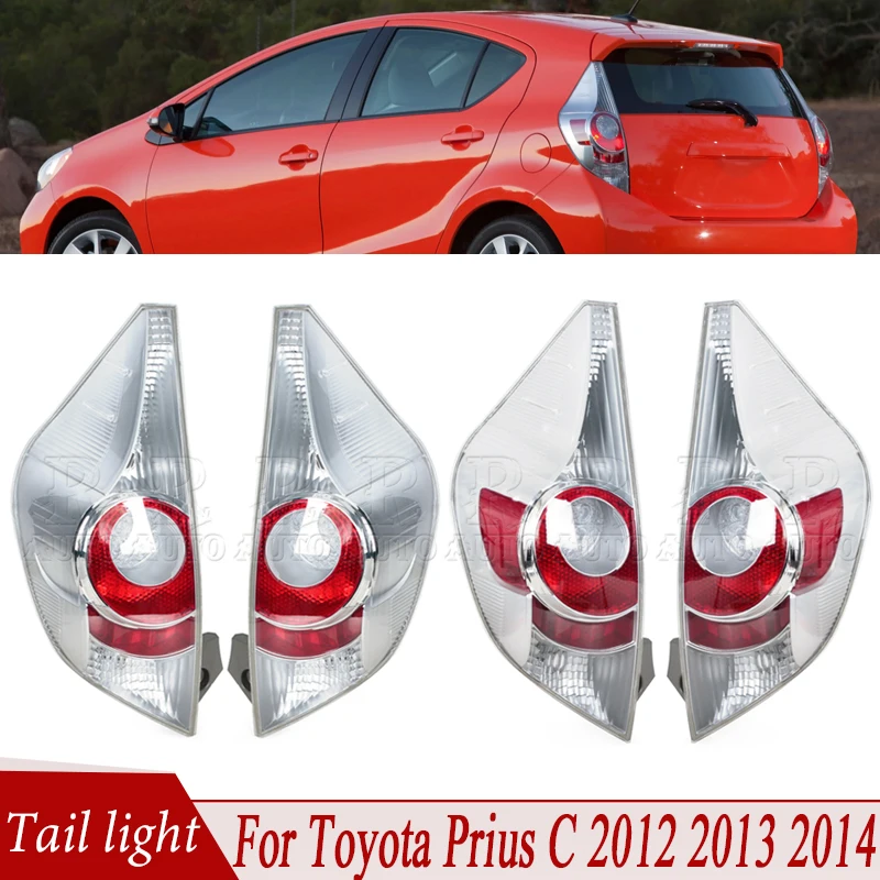 

Car Tail Light Assembly For Toyota Prius C Nhp10 Aqua 2012 2013 2014 Rear Taillamp Stop Brake Light Turn Signal Lamp Fog Lamp